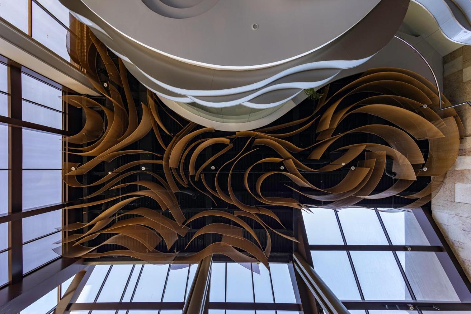 Mirage Hotel & Conference Center Alexandria Exterior photo The ceiling of the main staircase