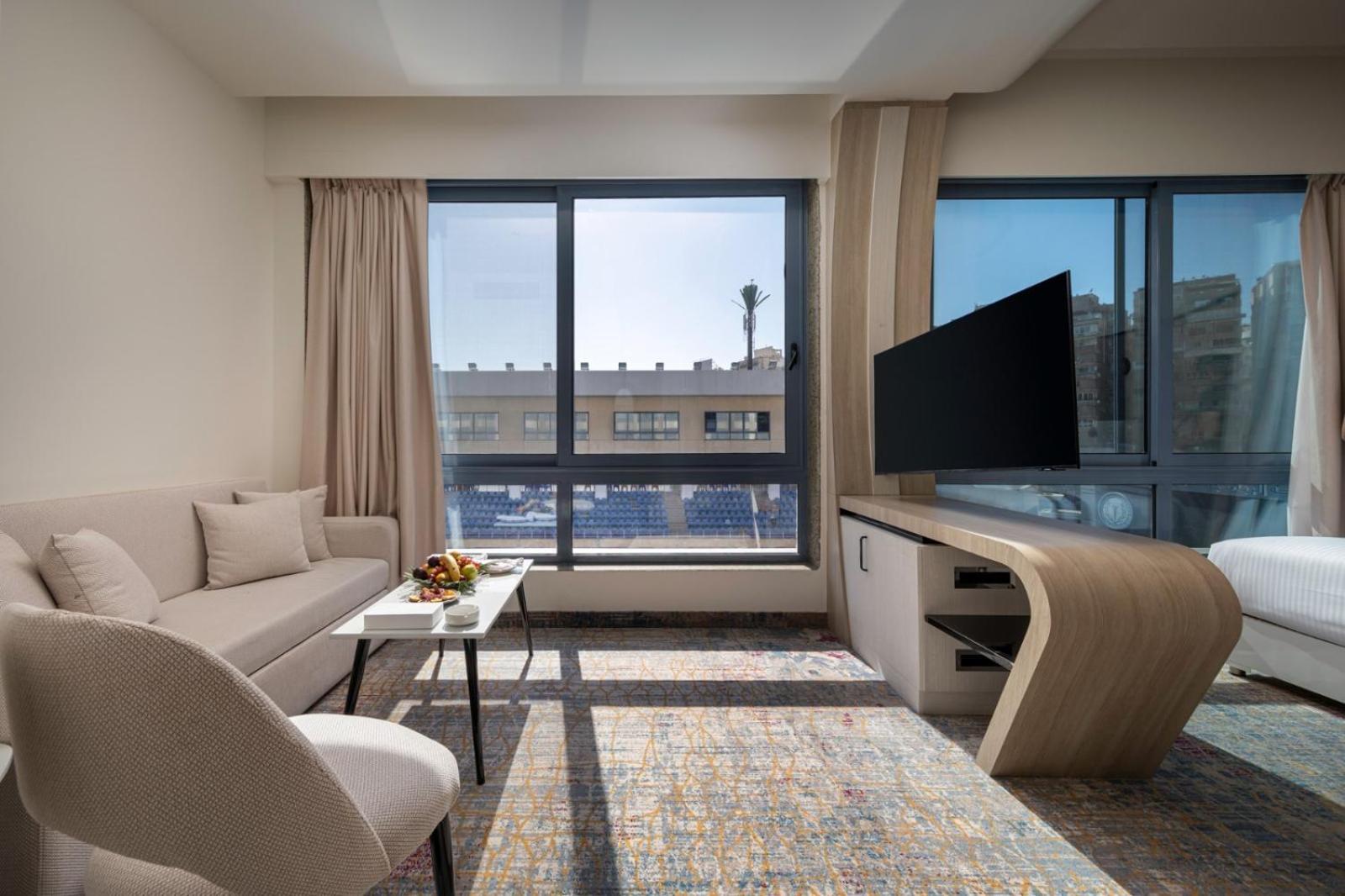 Mirage Hotel & Conference Center Alexandria Exterior photo A room at the hotel