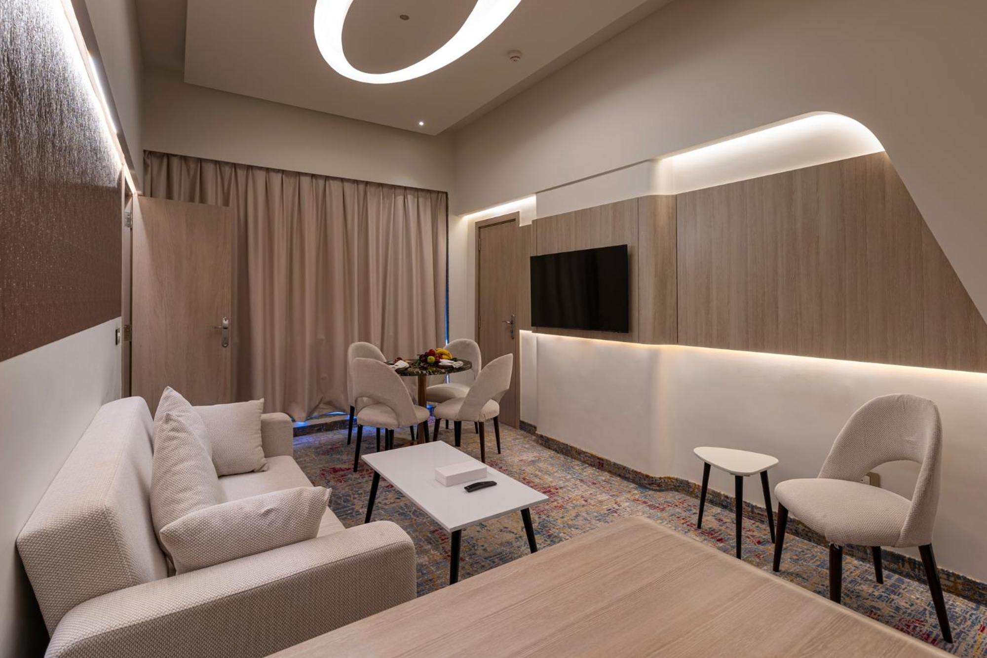 Mirage Hotel & Conference Center Alexandria Exterior photo A 3D rendering of a living room